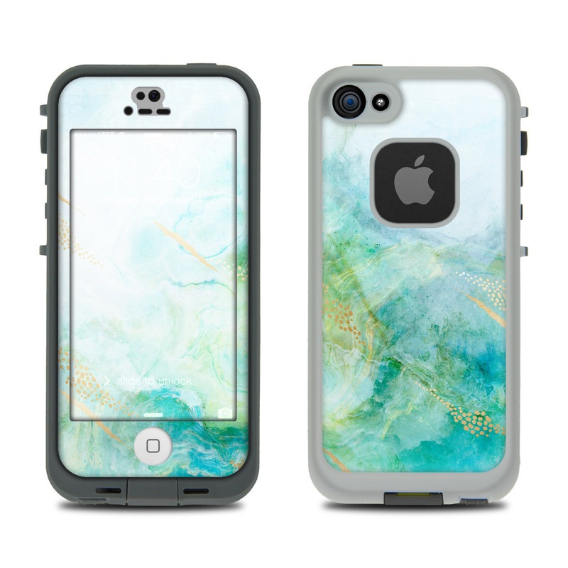 Lifeproof iPhone 5S Fre Case Skin - Winter Marble (Image 1)