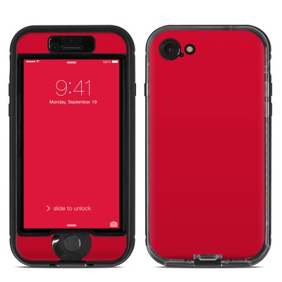 Lifeproof iPhone 7 Nuud Case Skin - Solid State Red