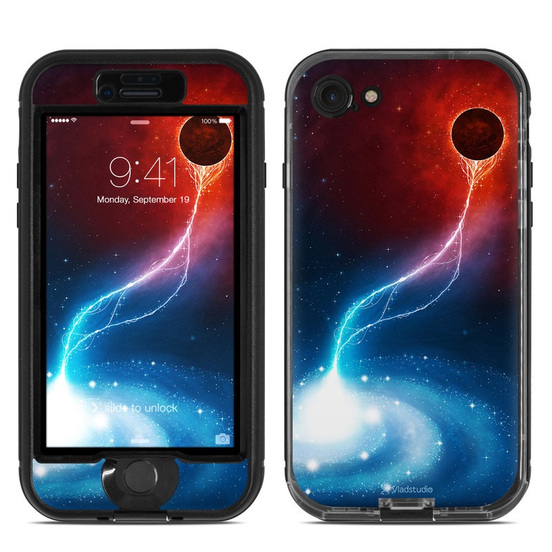 Lifeproof iPhone 7 Nuud Case Skin - Black Hole (Image 1)