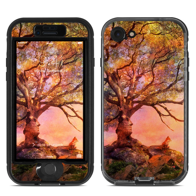 Lifeproof iPhone 7 Nuud Case Skin - Fox Sunset (Image 1)