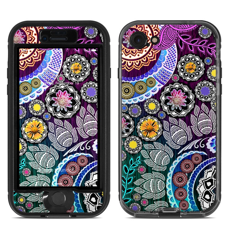 Lifeproof iPhone 7 Nuud Case Skin - Mehndi Garden (Image 1)