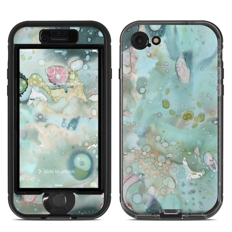 Lifeproof iPhone 7 Nuud Case Skin - Organic In Blue (Image 1)