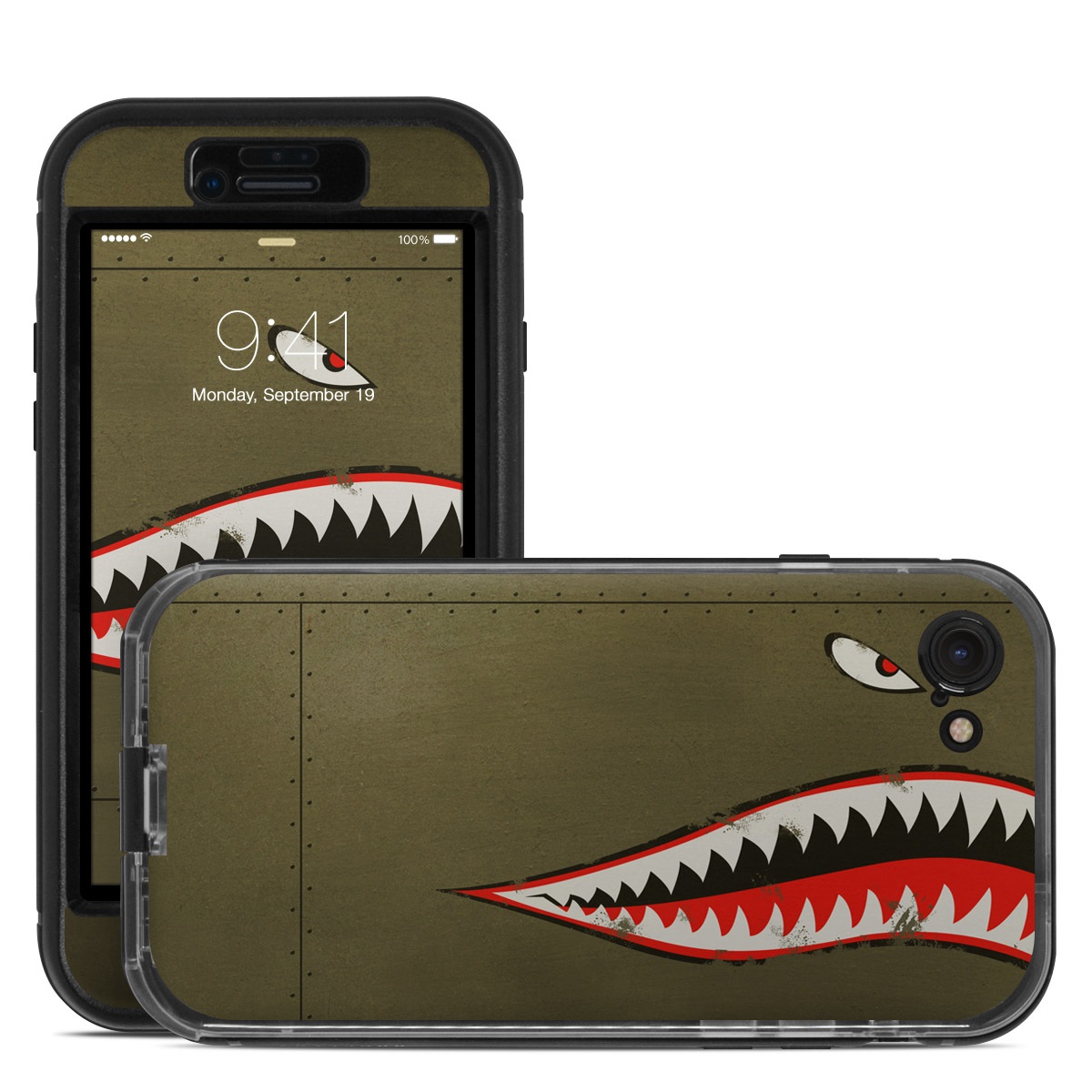 Lifeproof iPhone 7 Nuud Case Skin - USAF Shark (Image 1)