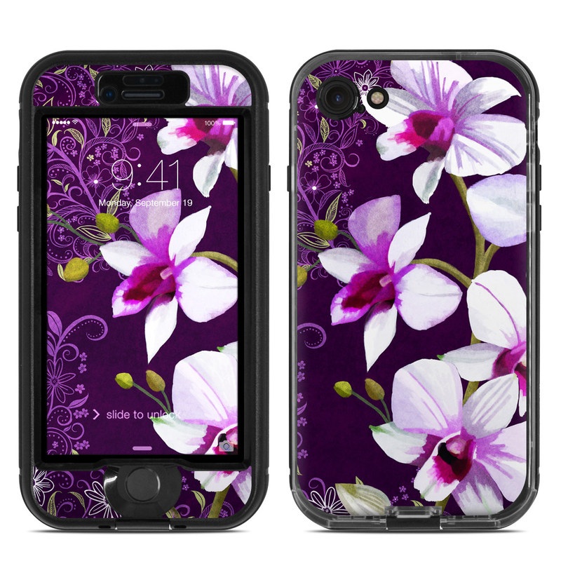 Lifeproof iPhone 7 Nuud Case Skin - Violet Worlds (Image 1)