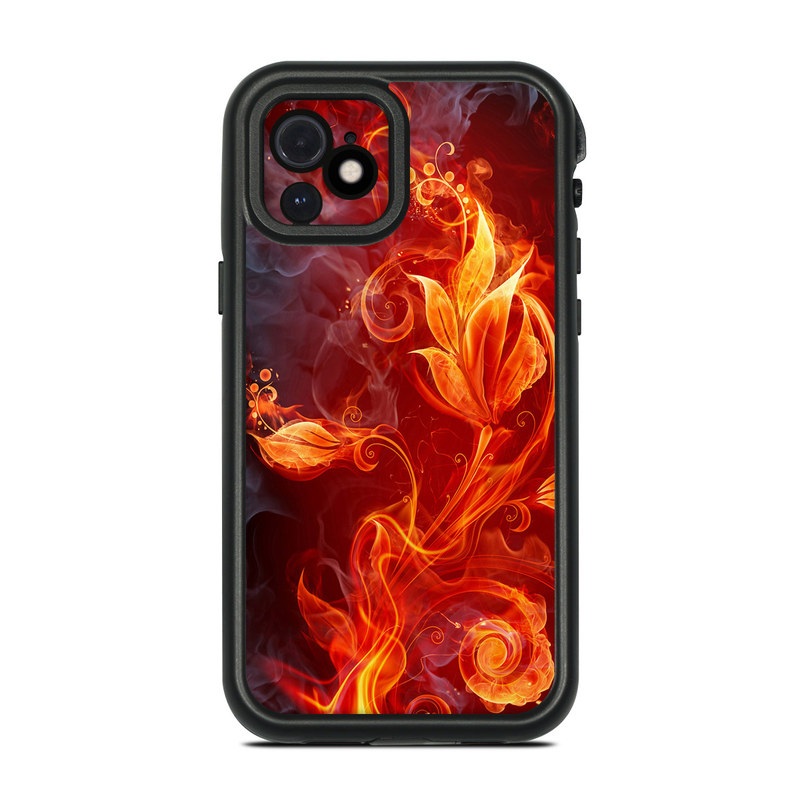 Lifeproof iPhone 12 Fre Case Skin - Flower Of Fire (Image 1)