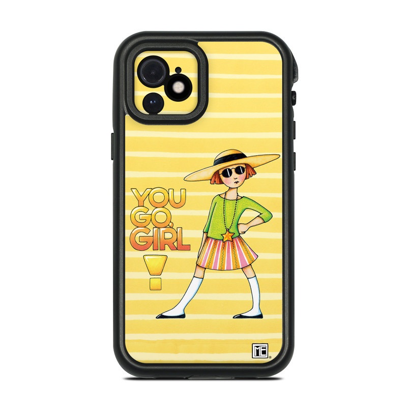 Lifeproof iPhone 12 Fre Case Skin - You Go Girl (Image 1)