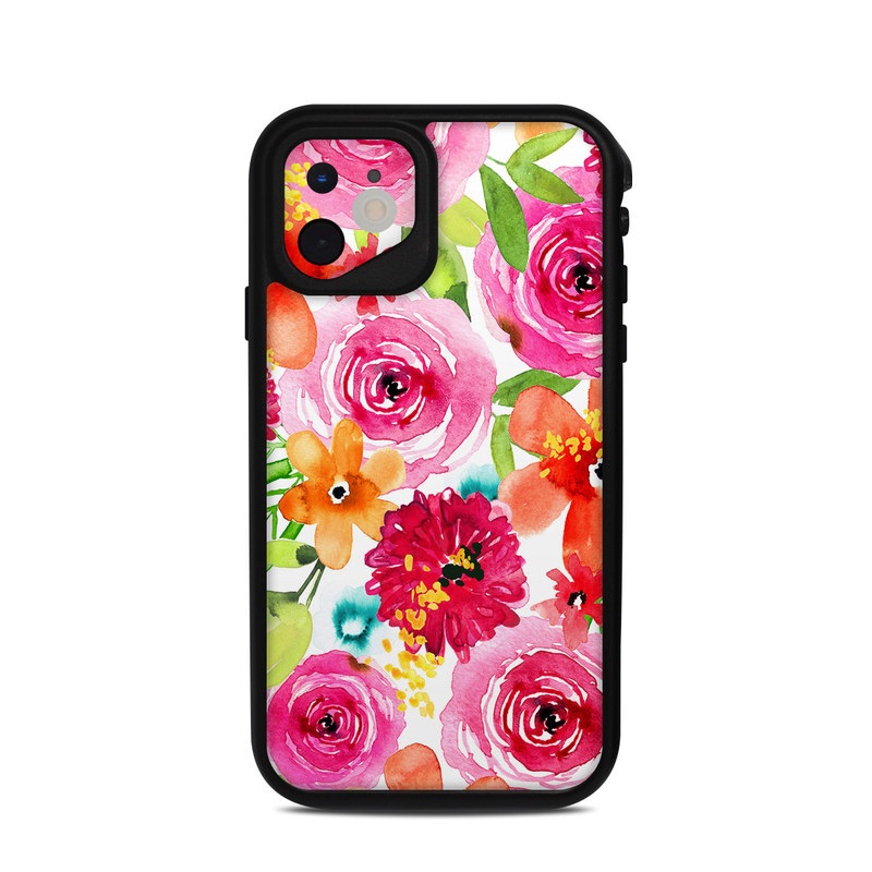 Lifeproof iPhone 11 Fre Case Skin - Floral Pop (Image 1)