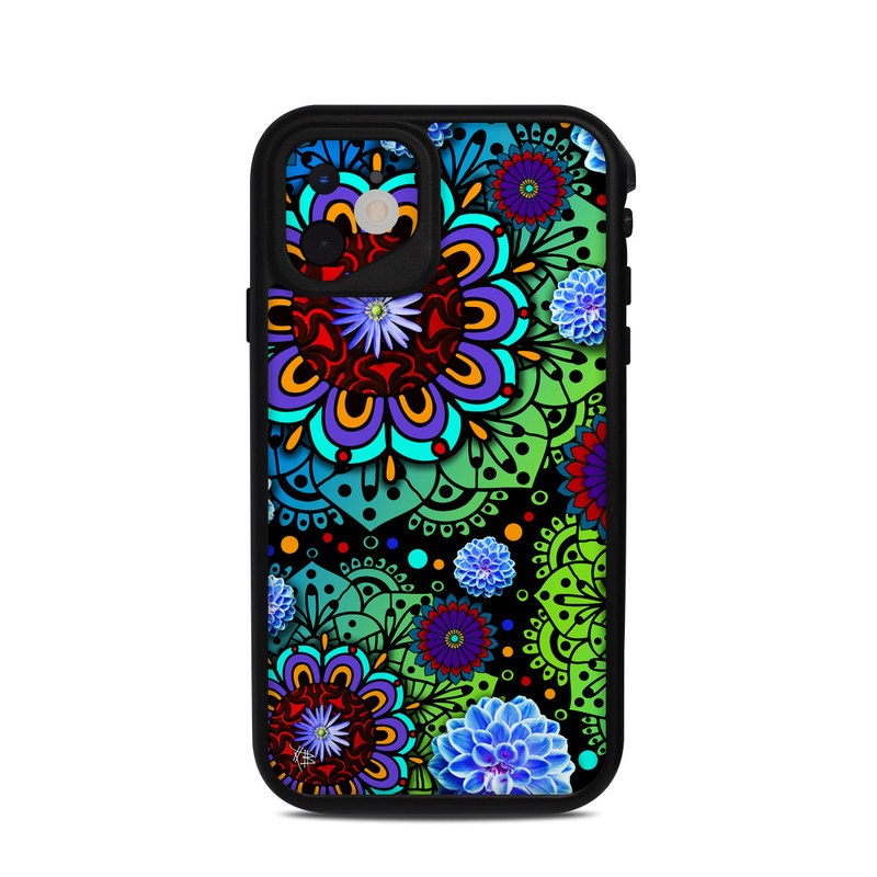 Lifeproof iPhone 11 Fre Case Skin - Funky Floratopia (Image 1)