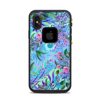 Lifeproof iPhone X Fre Case Skin - Lavender Flowers