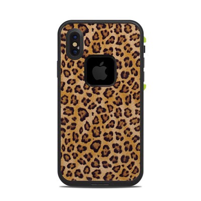 Lifeproof iPhone X Fre Case Skin - Leopard Spots