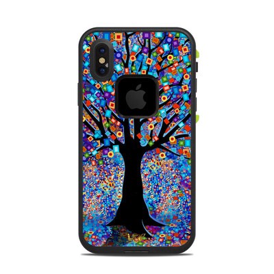 Lifeproof iPhone X Fre Case Skin - Tree Carnival