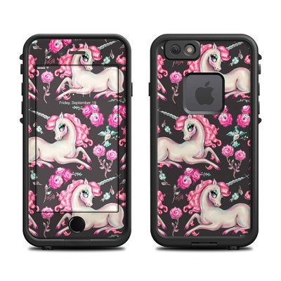 Lifeproof iPhone 6 Fre Case Skin - Unicorns and Roses