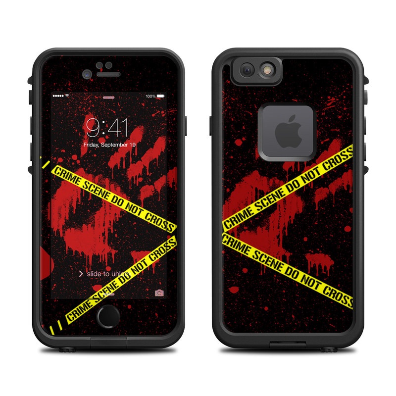 Lifeproof iPhone 6 Fre Case Skin - Crime Scene (Image 1)