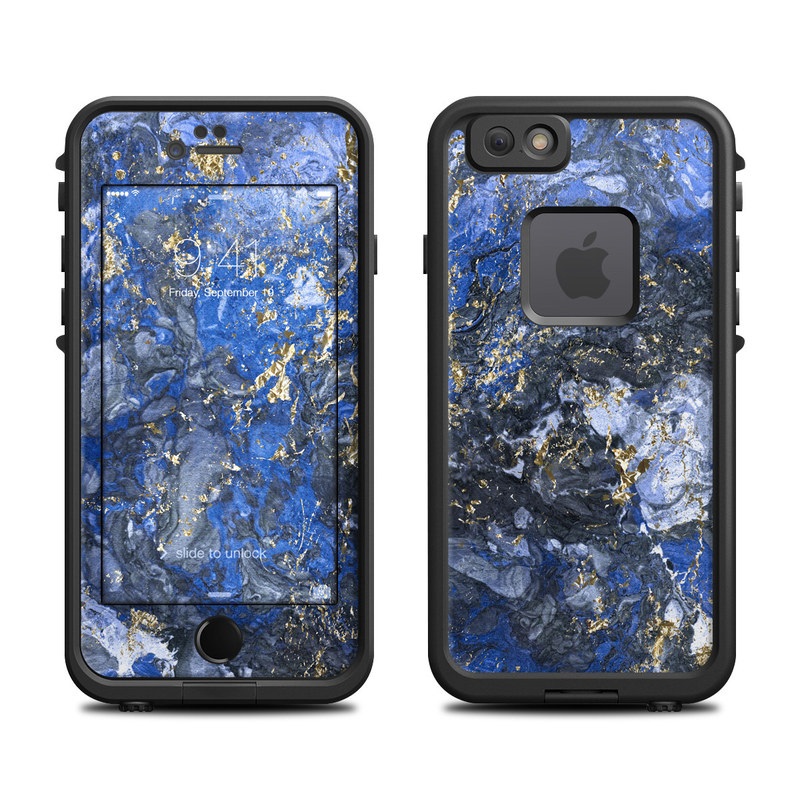Lifeproof iPhone 6 Fre Case Skin - Gilded Ocean Marble (Image 1)