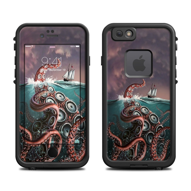 Lifeproof iPhone 6 Fre Case Skin - Kraken (Image 1)