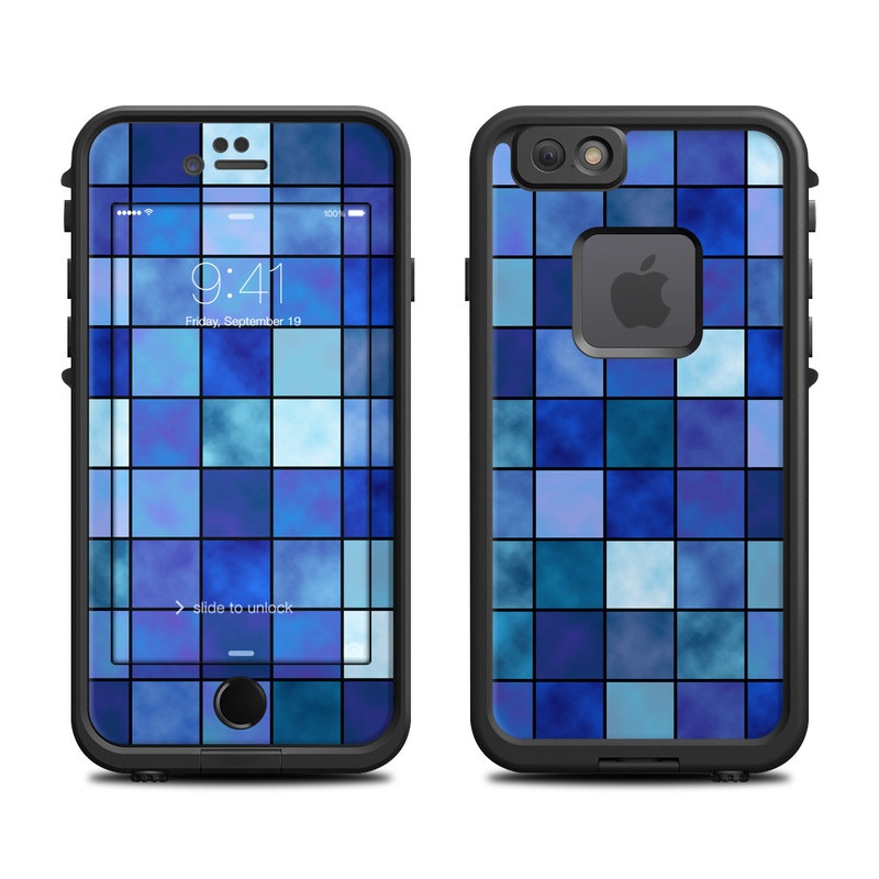 Lifeproof iPhone 6 Fre Case Skin - Blue Mosaic (Image 1)