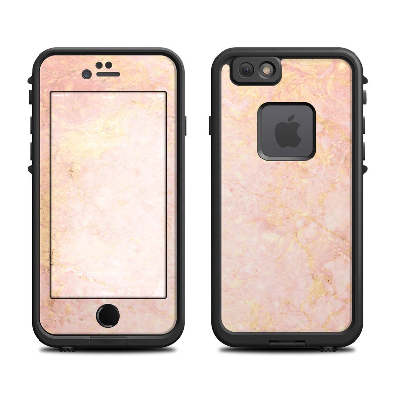 Lifeproof iPhone 6 Fre Case Skin - Rose Gold Marble (Image 1)