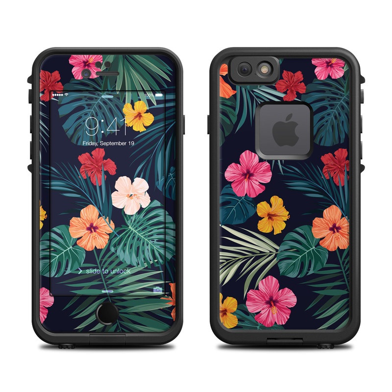 Lifeproof iPhone 6 Fre Case Skin - Tropical Hibiscus (Image 1)