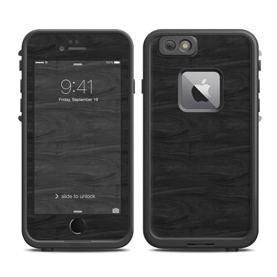 Lifeproof iPhone 6 Plus Fre Case Skin - Black Woodgrain