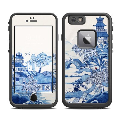 Lifeproof iPhone 6 Plus Fre Case Skin - Blue Willow