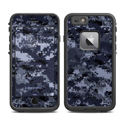 Lifeproof iPhone 6 Plus Fre Case Skin - Digital Navy Camo