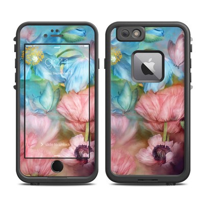Lifeproof iPhone 6 Plus Fre Case Skin - Poppy Garden