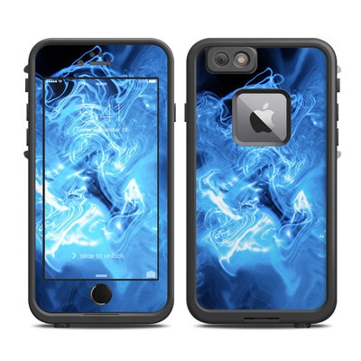 Lifeproof iPhone 6 Plus Fre Case Skin - Blue Quantum Waves