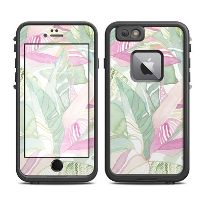 Lifeproof iPhone 6 Plus Fre Case Skin - Tropical Leaves