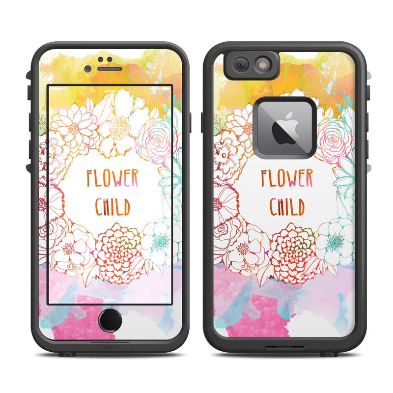 Lifeproof iPhone 6 Plus Fre Case Skin - Flower Child (Image 1)