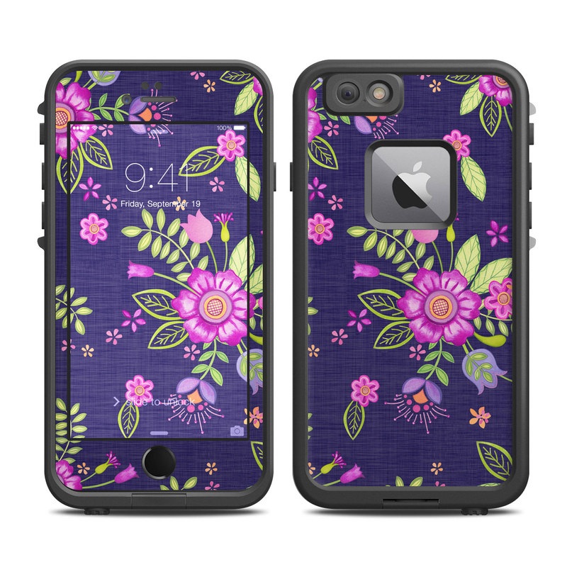 Lifeproof iPhone 6 Plus Fre Case Skin - Folk Floral (Image 1)