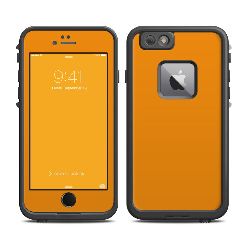 Lifeproof iPhone 6 Plus Fre Case Skin - Solid State Orange (Image 1)
