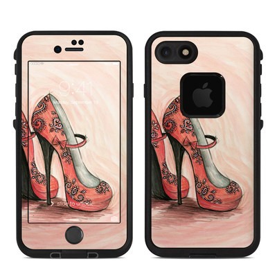 Lifeproof iPhone 7 Fre Case Skin - Coral Shoes