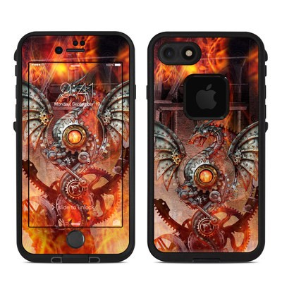 Lifeproof iPhone 7 Fre Case Skin - Furnace Dragon