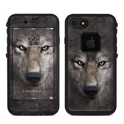 Lifeproof iPhone 7 Fre Case Skin - Grey Wolf