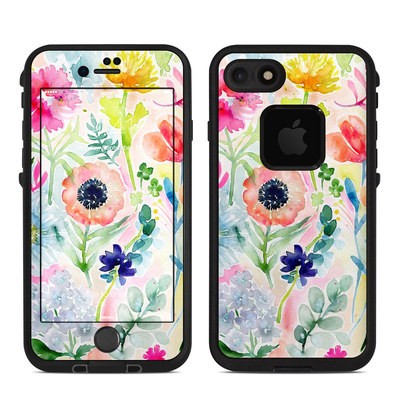 Lifeproof iPhone 7-8 Fre Case Skin - Loose Flowers