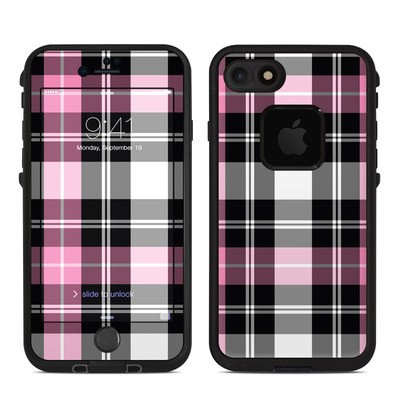 Lifeproof iPhone 7 Fre Case Skin - Pink Plaid