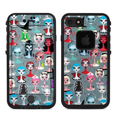 Lifeproof iPhone 7-8 Fre Case Skin - Spooky Dolls