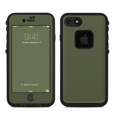 Lifeproof iPhone 7 Fre Case Skin - Solid State Olive Drab