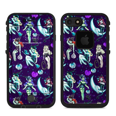 Lifeproof iPhone 7-8 Fre Case Skin - Witches and Black Cats
