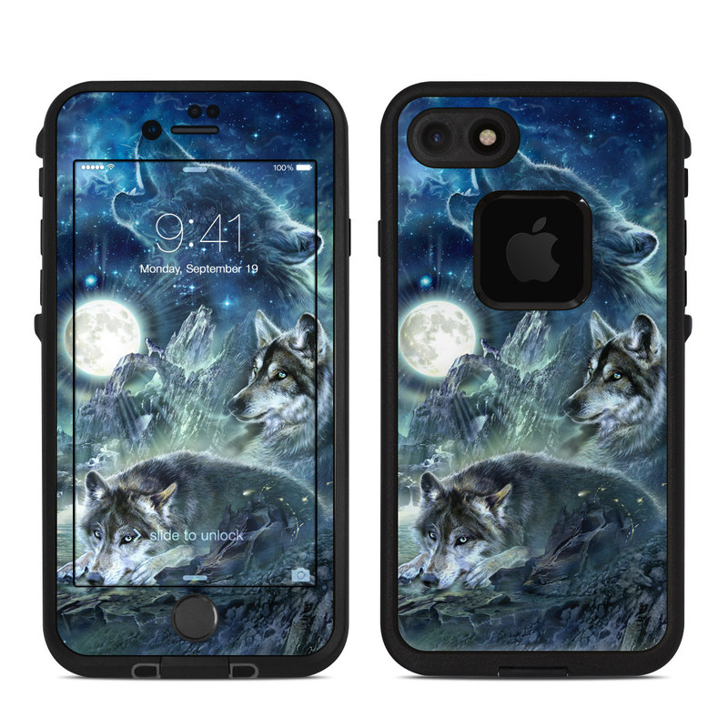 Lifeproof iPhone 7 Fre Case Skin - Bark At The Moon (Image 1)