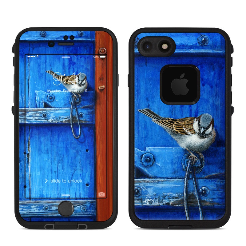 Lifeproof iPhone 7-8 Fre Case Skin - Blue Door (Image 1)