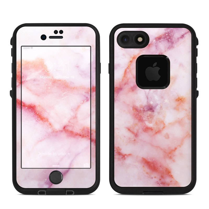 Lifeproof iPhone 7-8 Fre Case Skin - Blush Marble (Image 1)
