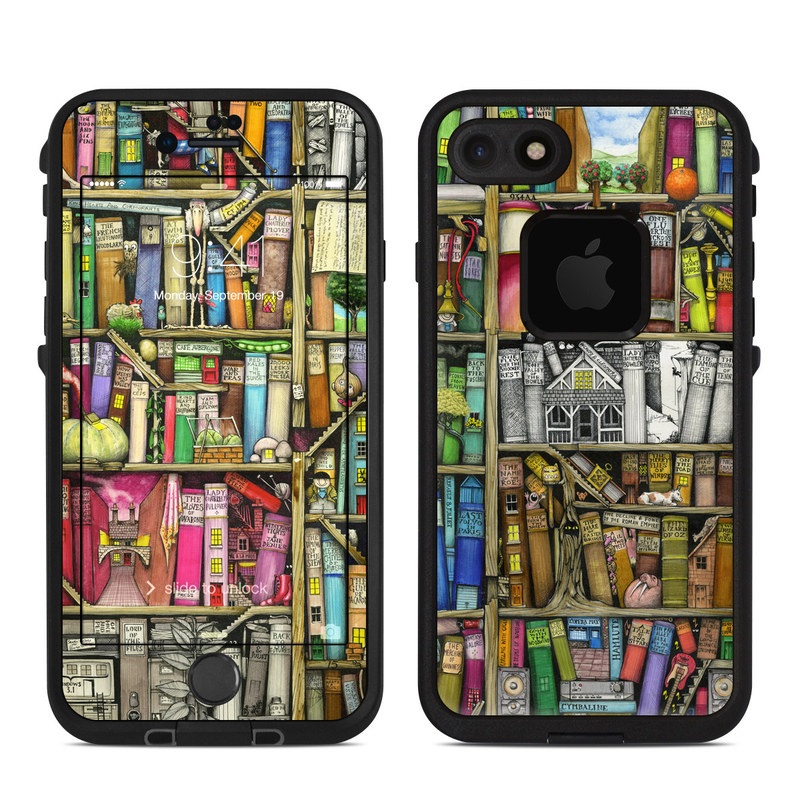 Lifeproof iPhone 7 Fre Case Skin - Bookshelf (Image 1)