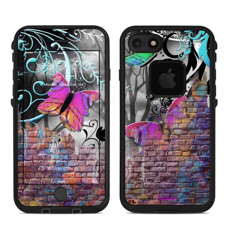 Lifeproof iPhone 7 Fre Case Skin - Butterfly Wall (Image 1)