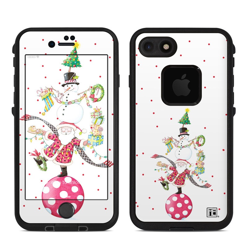 Lifeproof iPhone 7 Fre Case Skin - Christmas Circus (Image 1)