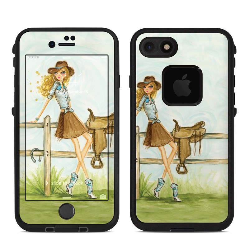 Lifeproof iPhone 7 Fre Case Skin - Cowgirl Glam (Image 1)