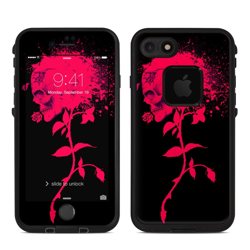 Lifeproof iPhone 7-8 Fre Case Skin - Dead Rose (Image 1)