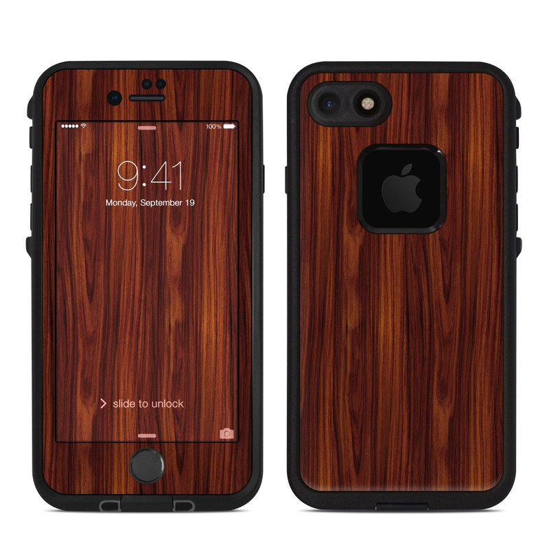 Lifeproof iPhone 7 Fre Case Skin - Dark Rosewood (Image 1)