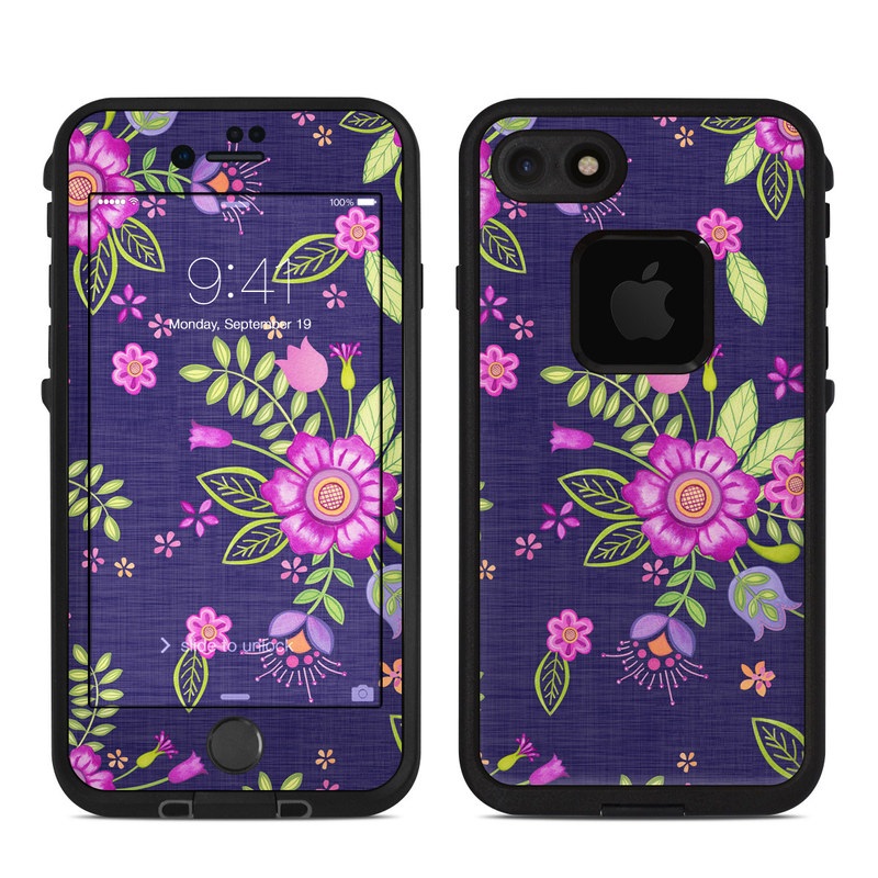 Lifeproof iPhone 7 Fre Case Skin - Folk Floral (Image 1)
