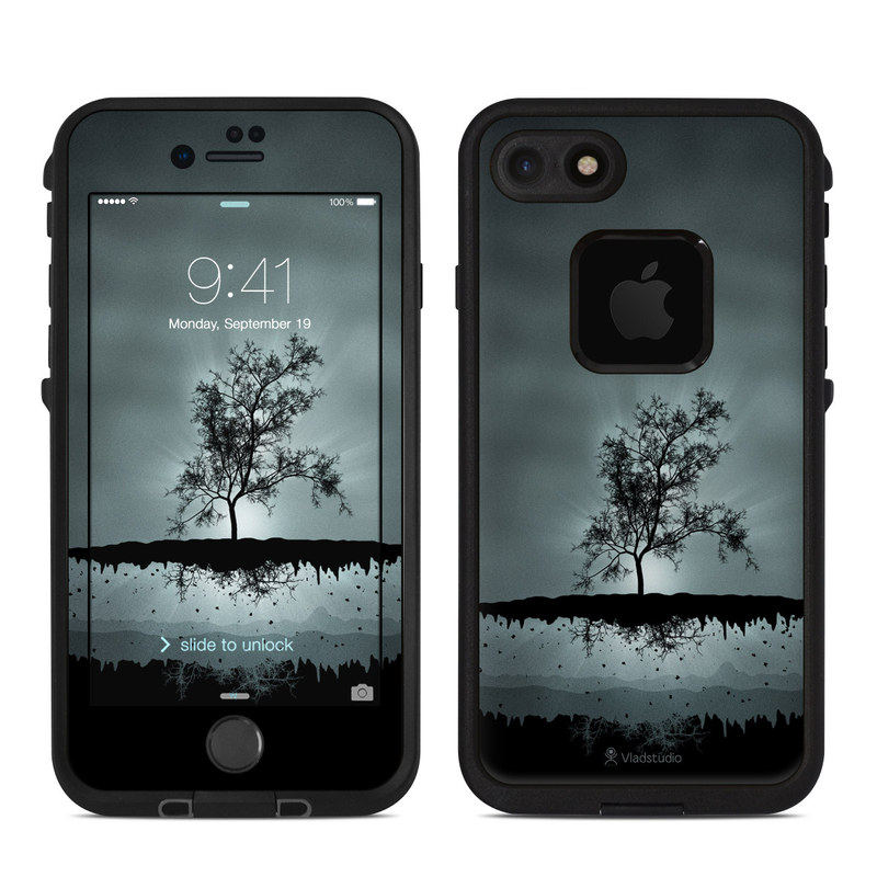 Lifeproof iPhone 7 Fre Case Skin - Flying Tree Black (Image 1)